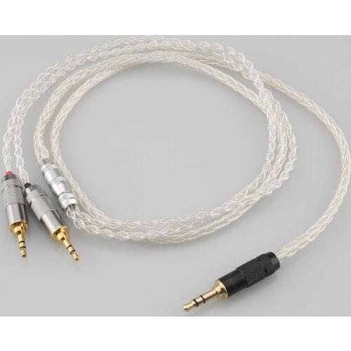 Cable with 3.5mm Stereo Plug to Dual 2.5mm Male Compatible With Hifiman HE400S, HE-400I, HE-400i (Dual 2.5mm Version, HE560