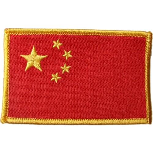 CHINESE CN FLAG STAR ARM BADGE PATCH ARMBAND
