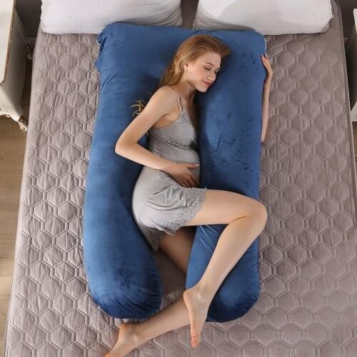 Multifunction U-shape Pillow Washable Napping Pad Pregnancy Maternity Women Waist Abdomen Support Cushion Bedding