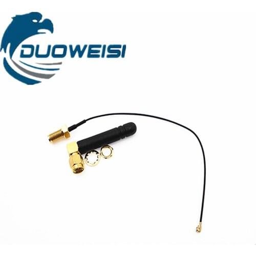 433MHz Wifi Module Elbow Antenna SMA Connector RF Transponder Device Antenna IPEX