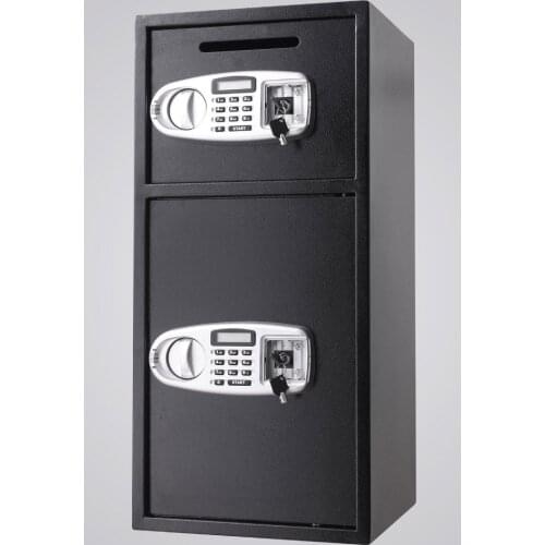New Digital Double Door Safe BoxStrong Iron Larger Digital Keypad Safe Lock Money Jewelry