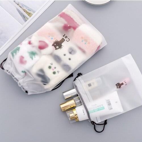 New Hot Waterproof Cartoon Drawstring Storage Bag Tote Organizer Laundry Pouch Home SMR88