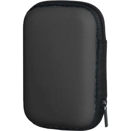 Portable Earphone Hard Storage Case Zipper Closure Protector Box Carrying Bag Organizer Pouch Zipper Closure EVA Material