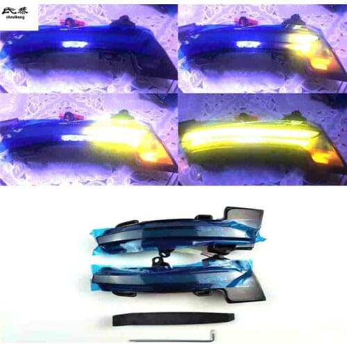 2pcs/lot Dynamic running water Blinker Indicator Rearview Mirror Turn Light For SKODA OCTAVIA 1Z SKODA SUPERB 3T