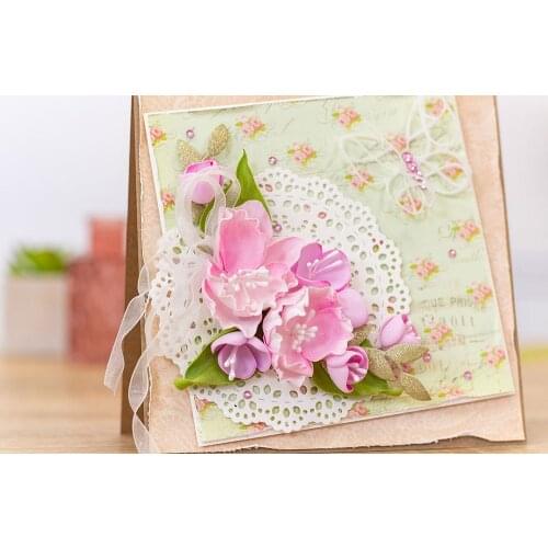 Julyarts Flower Cutting Dies New Metal Dies Scrapbooking Material Scrapbook Paper Craft Knife Mould Blade Punch Stencils Dies