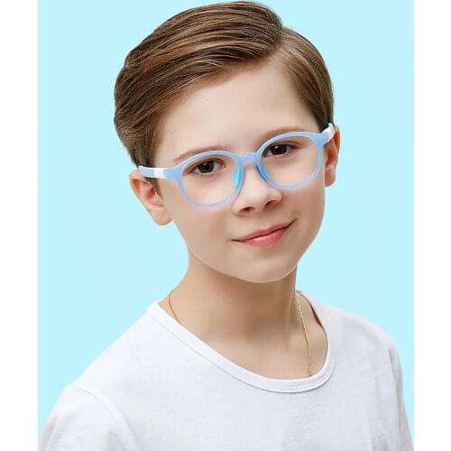 Glasses Kids Anti Reflective Blue Light Prescription Optical Frame Children Boy Girls Square Computer Blocking Eyeglasses UV400