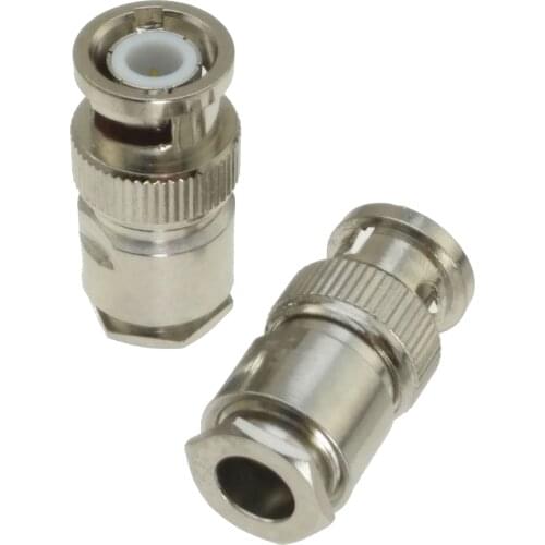 Connector BNC Male Plug Clamp for RG8X RG-8X LMR240 cable RF Coaxial Connector 1pce
