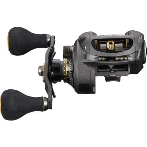 Baitcast Cast Fishing Reel Left/Right Molinete Pesca High Speed 5.4:1 8+1 BB Vessel for Balck Fish Carretilha Peche Max Drag 8KG