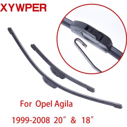 XYWPER Windshield Wiper Blades for Opel Agila 1999 2000 2001 -2008 20"&18" Car Accessories Soft Rubber car windscreen wipers