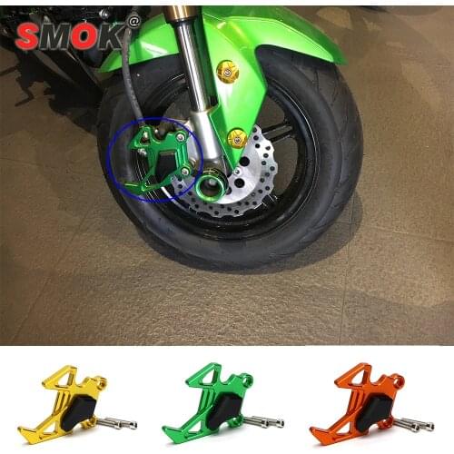 SMOK For Kawasaki Z125 Pro 2015 2016 2017 Motorcycle Accessories Front Brake Disc Caliper Brakecaliper Guard Protector Cover