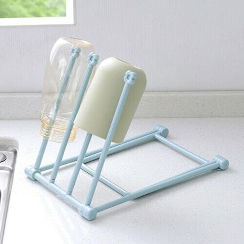 Creative Portable Folding Towel Drying Rack Dish Cloths Rack Shelf Sponge Holder Home Kitchen Clip Rag Storage Stand Rack X