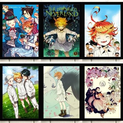 Japanese Anime Diamond Embroidery Cross Stitch Kits The Promised Neverland Diamond Painting Full Drill Mosaic Home Decor Crafts