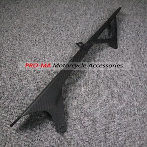 Chain Guard in Carbon Fiber For Yamaha MT-09 MT09,FZ 09 2014 2015 2016 2017 2018 2019 Twill matte weave