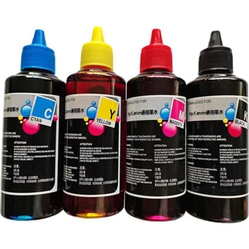 100ML Universal Refill Ink Kit for Epson Canon HP Brother Lexmark DELL Kodak Inkjet Printer CISS Cartridge Printer Ink