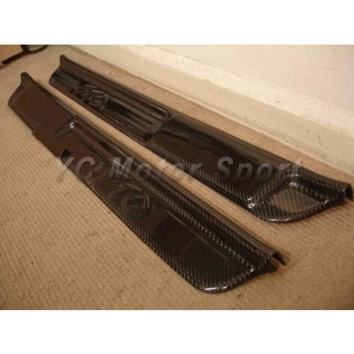Car Accessories Carbon Fiber Door Sill Step Plate Kick Panel Fit For 1995-2000 FTO Door Sill Door Plate
