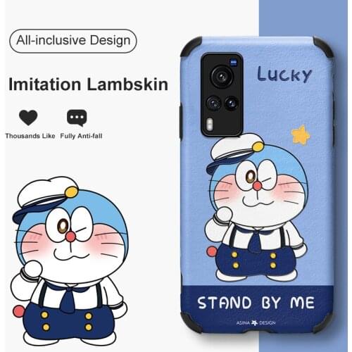 ASINA Imitation Lambskin Case For VIVO X50 60 30 Pro Cover Cartoon Silicone Bumper Cases For Vivo Z5X Z1Pro iQOO Neo Y17 V17