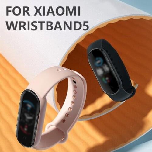 For Xiaomi Mi Band 5 Strap Replacement Wrist Straps Bracelets Silicone Watch Band for Xiaomi MI Band Wristband Strap 2021