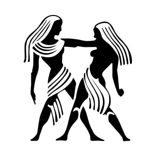 Gemini Die Bumper Sticker Car Decor Vinyl Stickers New Design Car Decal L077