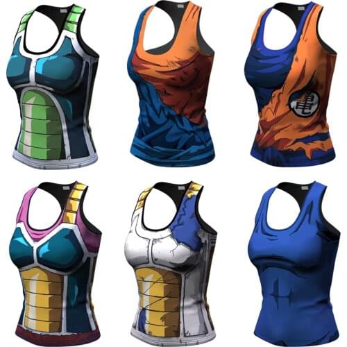 Harajuku Cosplay Anime character 2021 summer Newest Style Men Bodybuilding Fitness Tank Tops Resurrection F Armour vest 3D vest