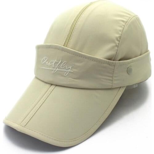 Summer Quick-drying Baseball Cap Breathable Snapback Folding Sport Hat Outdoor Protection Mountaineering Sun Hat