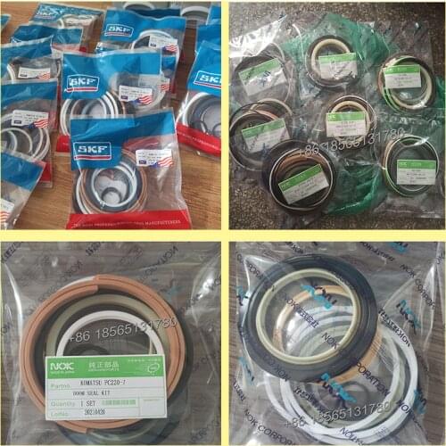 Hot Sell! PC220-1/2/3/5/7 PC200-6/7 PC210-56 PC200-1/2/3 Boom Bucket Arm Hydraulic Cylinder Seal Kit Komatsu Excavator NOK SKF
