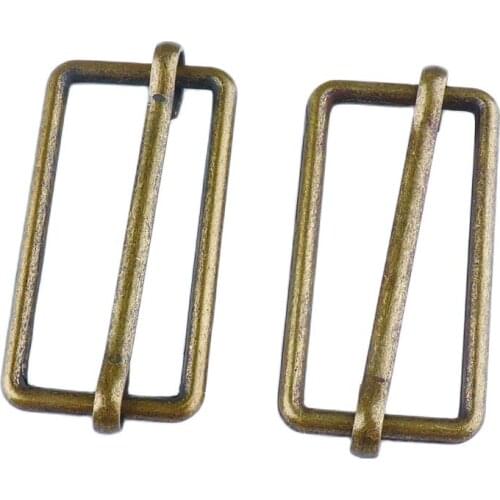 10 PCS Metal Belt buckle 31mm Hand Bag Shoe Jeans Strap Belt Web Adjust Roller Pin Buckle Snap Rectangle Ring Leather Craft DIY