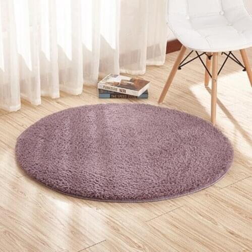 Fashion Soft Elegant Solid Color Carpet Multiple Colour Rug Mat Pad Anti-Slip Chair Sofa Cover For Bedroom Home Decor