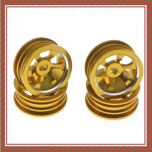 Alloy 6 spoke wheel rim for rc hobby model car 1/28 Wltoys K969 K989 P929 drift rally bigfoot kyosho mini-Z mini-Q