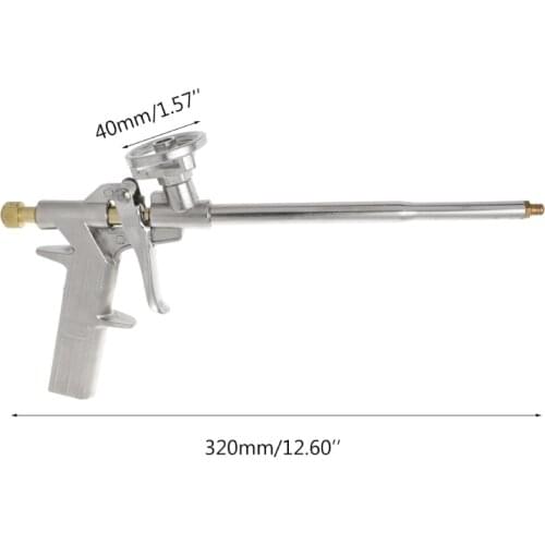 Foam Expanding Spray Bubble Sealant Dispensing PU Insulating Applicator Tool Aluminum Alloy