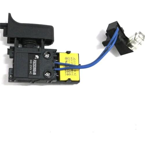 Switch With LED 650588-6 replace for MAKITA DS4010 HR2470T HR2470CAP HR2470A HR2470 HR2460 HR2230 HR2470FT HR2230DFX tools part