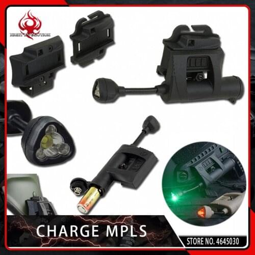 Night Evolution Headlamp Charge MPLS Helmet Flashlight Illumination Green Red White IR Laser Hunting Military Tactical Light
