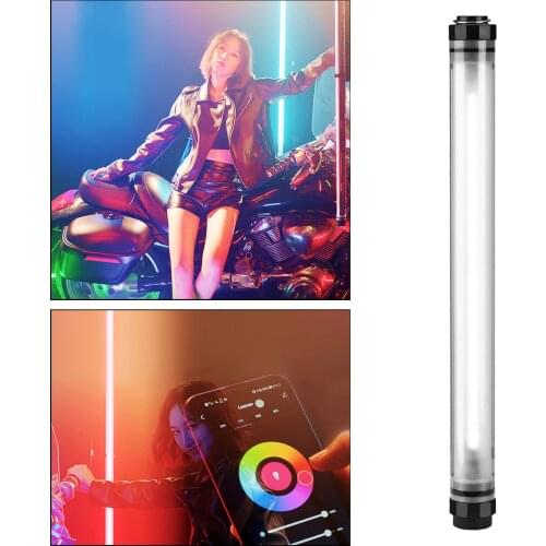 Portable RGB LED Video Fill Light Wand Handheld Tube Lights Remote Control