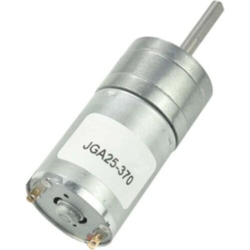 Long Shaft 25MM Geared Motor DC 6V 12V 24V 16RPM-1360RPM DC Adjustable Speed Reversed Slow Motor Use For Robot Smart Car Toys