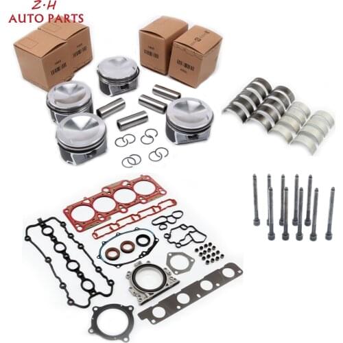 Engine Overhaul Rebuilding Kit Pistons & Rings Φ82.51mm / Φ21mm Set For Audi S3 TTS Quattro 2.0 TESI CDLA VW Golf Scirocco 2.0 R