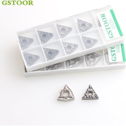 10PCS TNMG160404 TNMG160408 R-VF L-VF GC530 Cermet Turning Tools Lathe Cutter CNC Blades Carbide Inserts
