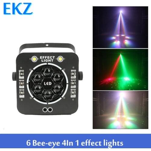 Stage lighting, laser light, dj light disco lights household trampoline light, bee-eye four-in-one effect light christmas light