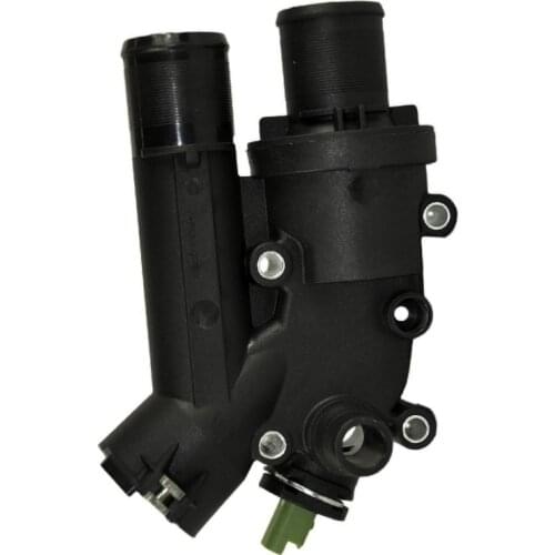 Thermostat and Housing with Sensor For Land Rover LR2 2.2L New LR001312