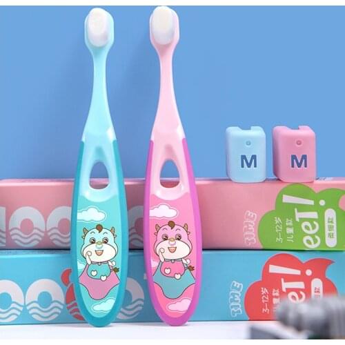 Ultra-fine Soft Hair Eco Friendly Cleaning Childrens Baby Brush Toothbrush Soft Fiber Nano child Toothbrush Oral Hygiene Care