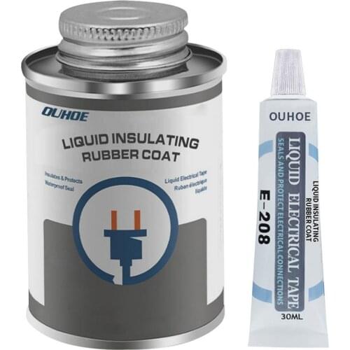 30/125ml Waterproof UV Protection Liquid Insulation Electrical Tape Tube Paste Fast Rubber Fixed Dry Insulating Sealing Glue