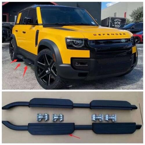 For Land Rover Defender 2020 2021 2022 High Quality Aluminum alloy Running Boards Side Step Bar Pedals