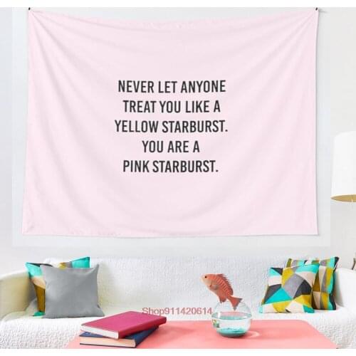 You Are A Pink Starburst tapestry witchcraft tapestry Bohemian decoration home decoration Hippie