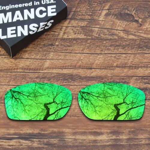 ToughAsNails Polarized Replacement Lenses for Oakley Valve New 2014 Sunglasses Green Mirrored Color
