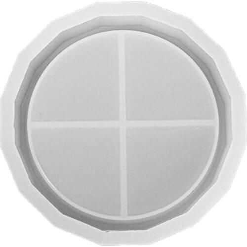 066C Diy Crystal Resin Large Tray Mold Rhombus-shaped Epoxy Resin Mold Suitable for Home Decoration Table Wine Tray