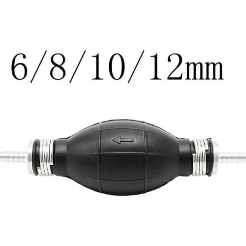 1PC Rubber And Aluminum Fuel Line Pump Primer Bulb Hand Primer Gas Petrol Pumps 6mm/8mm/10mm/12mm #1