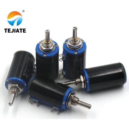 1pcs WXD3-13-2W 100 200 220 470 680 1K 2.2K 3.3K 4.7K 5.6K 6.8K 10K 22K 33K 47K 100K Ohm WXD3-13 2W Wirewound Potentiometer 5