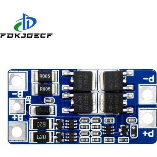 10pcs 2S 10A 7.4V 18650 lithium battery protection board 8.4V balanced function/overcharged protection