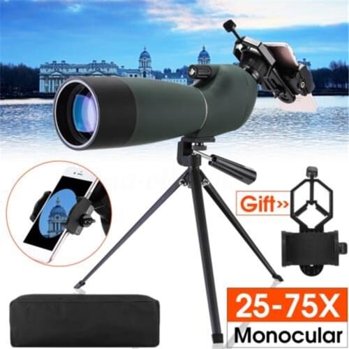 25-75x70 Telescope Night Vision HD Monocular Zoom Spotting Scope Monocular Outdoor Bird-watching Astronomical Mirror Telescope