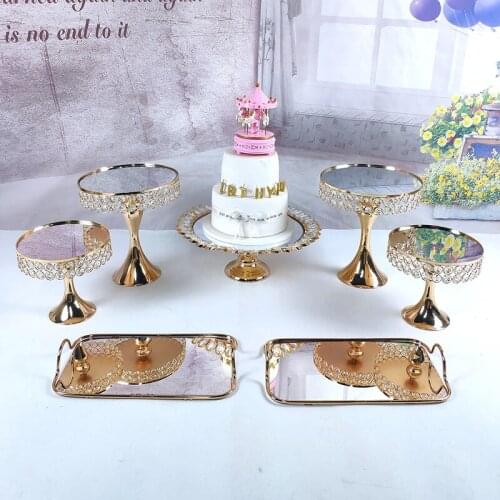 2020 hot 5-7pcs cake stand cupcake tray cake tools home decoration dessert table decorating party suppliers Wedding Display