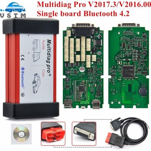 Multidiag Pro+ Keygen Car Diagnostic Tool OBD 2 OBD2 Bluetooth For Cars/Trucks V2017.3 VCI For Scania Truck OBD2 Auto Scanner