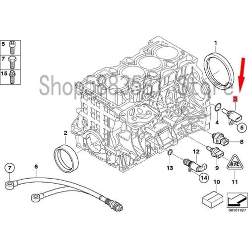 CAR crankshaft speed sensor speed sensor crankshaft bm wE46 318CI N42 E46 M3 E46 318CI N46 wheel speed sensor assembly